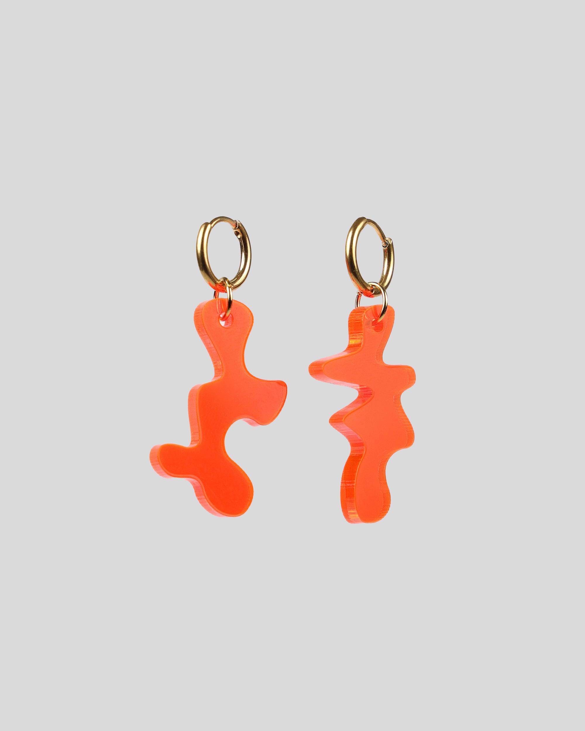 Earring Solid Petite — Juicy Orange