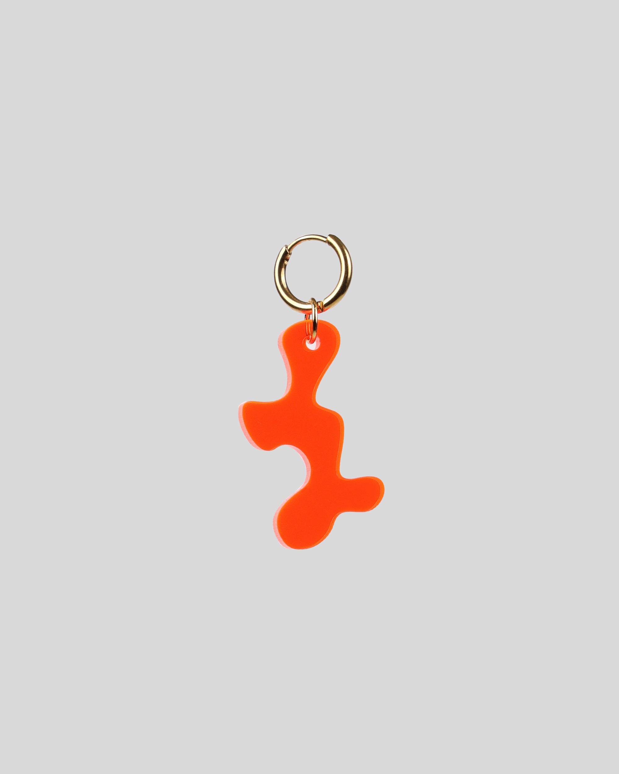 Earring Solid Petite — Juicy Orange