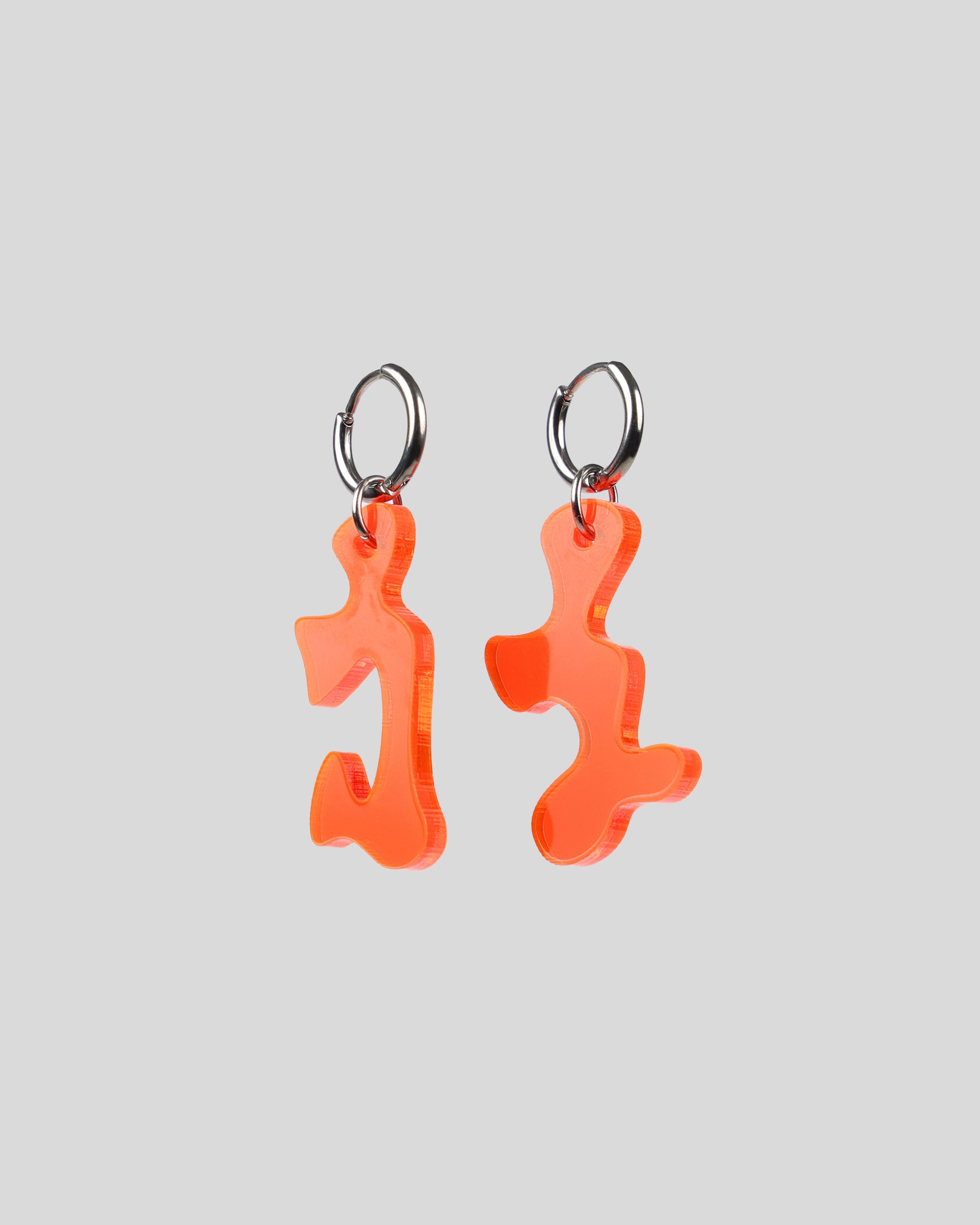 Earring Solid Petite — Juicy Orange