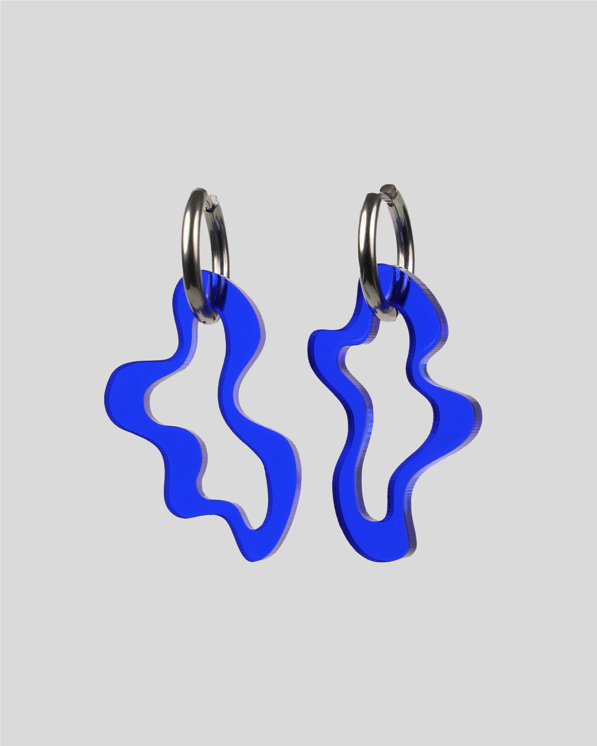 Earring Puddle — Royal Blue