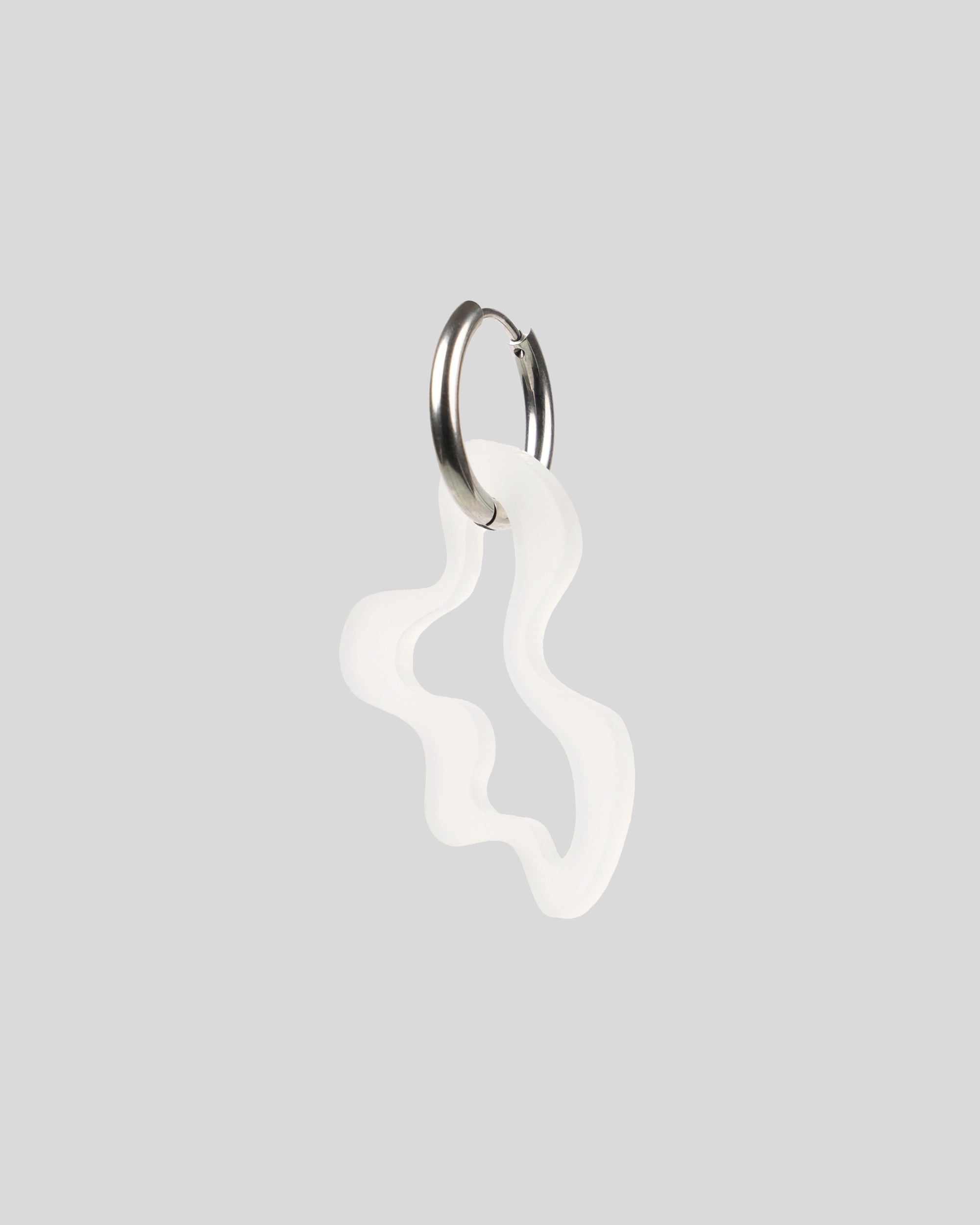 Earring Puddle — Soft White