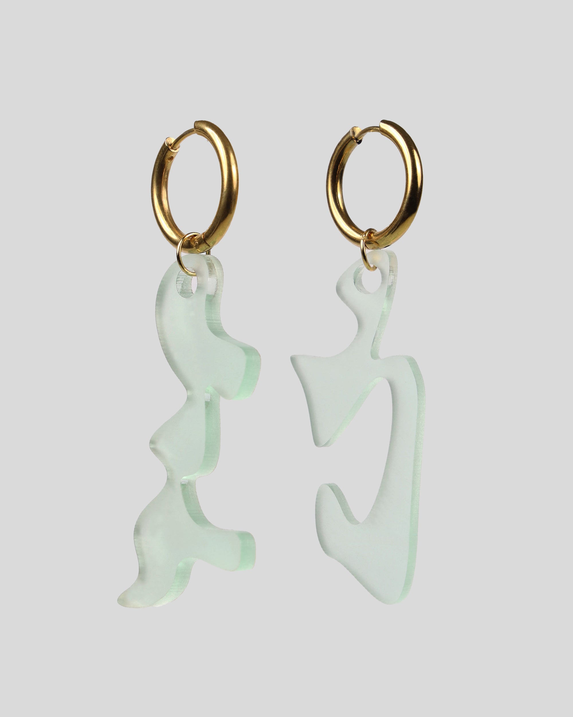 Earring Solid — Glamorous Green