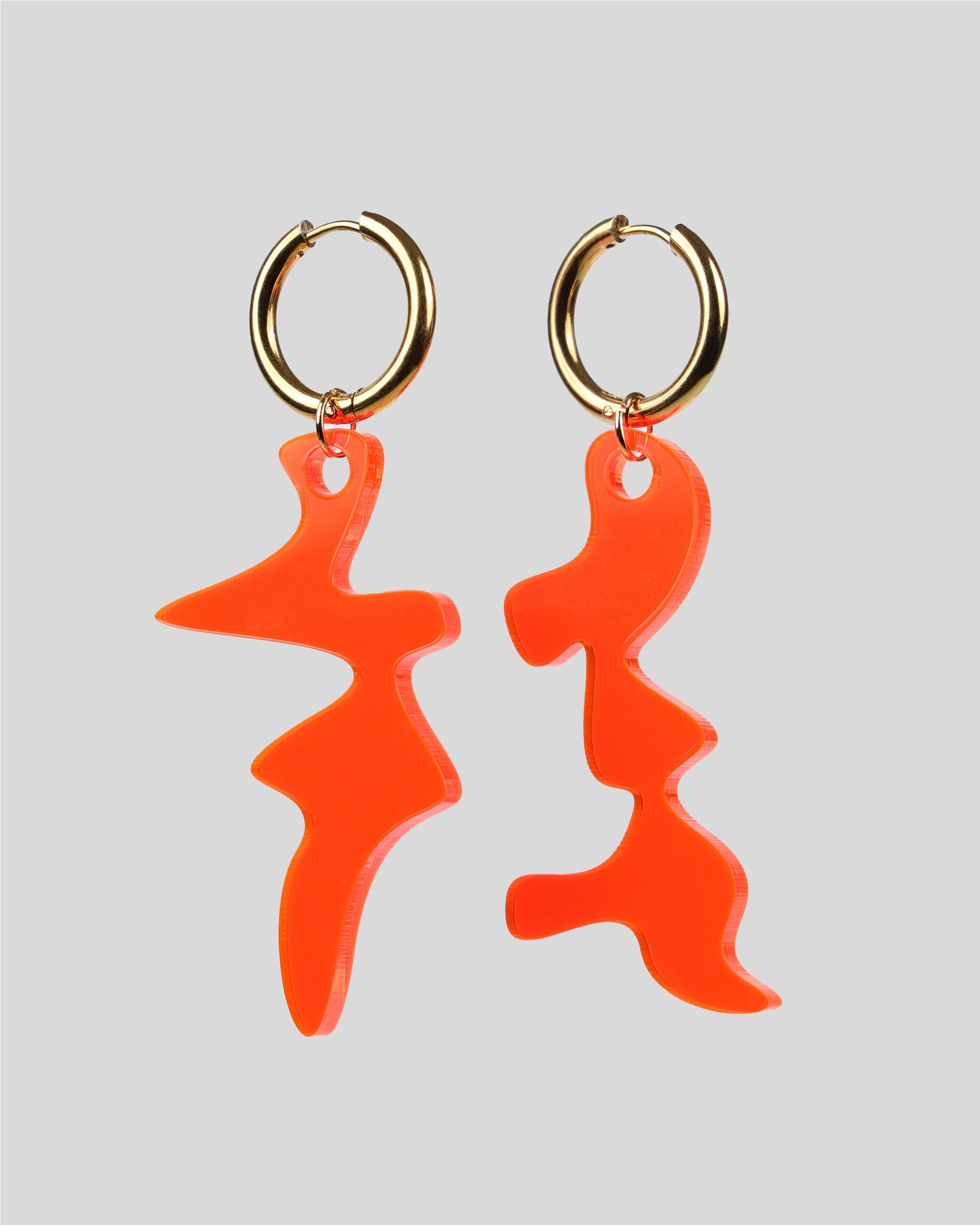 Earring Solid — Juicy Orange