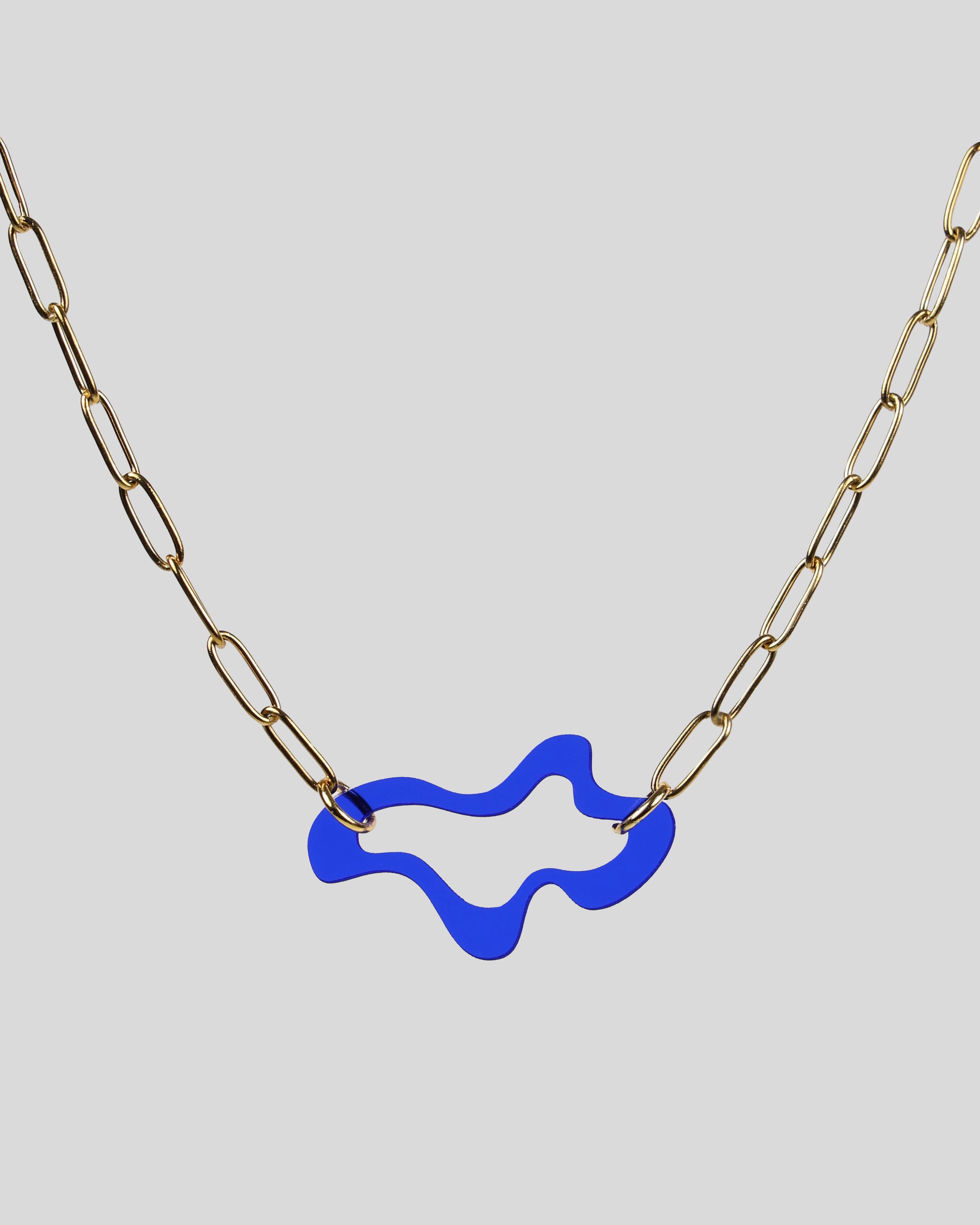 Necklace Puddle — Royal Blue
