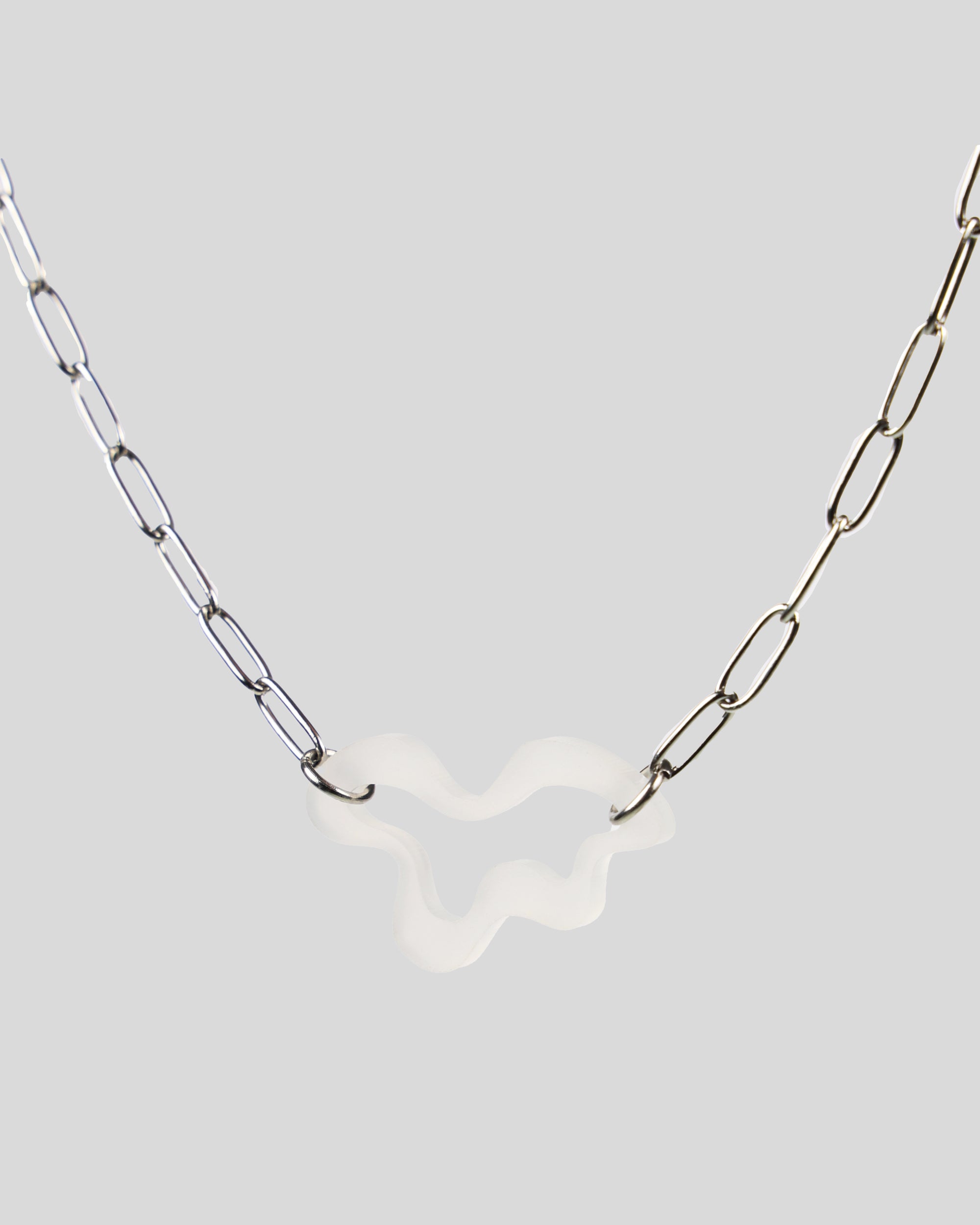 Necklace Puddle — Soft White