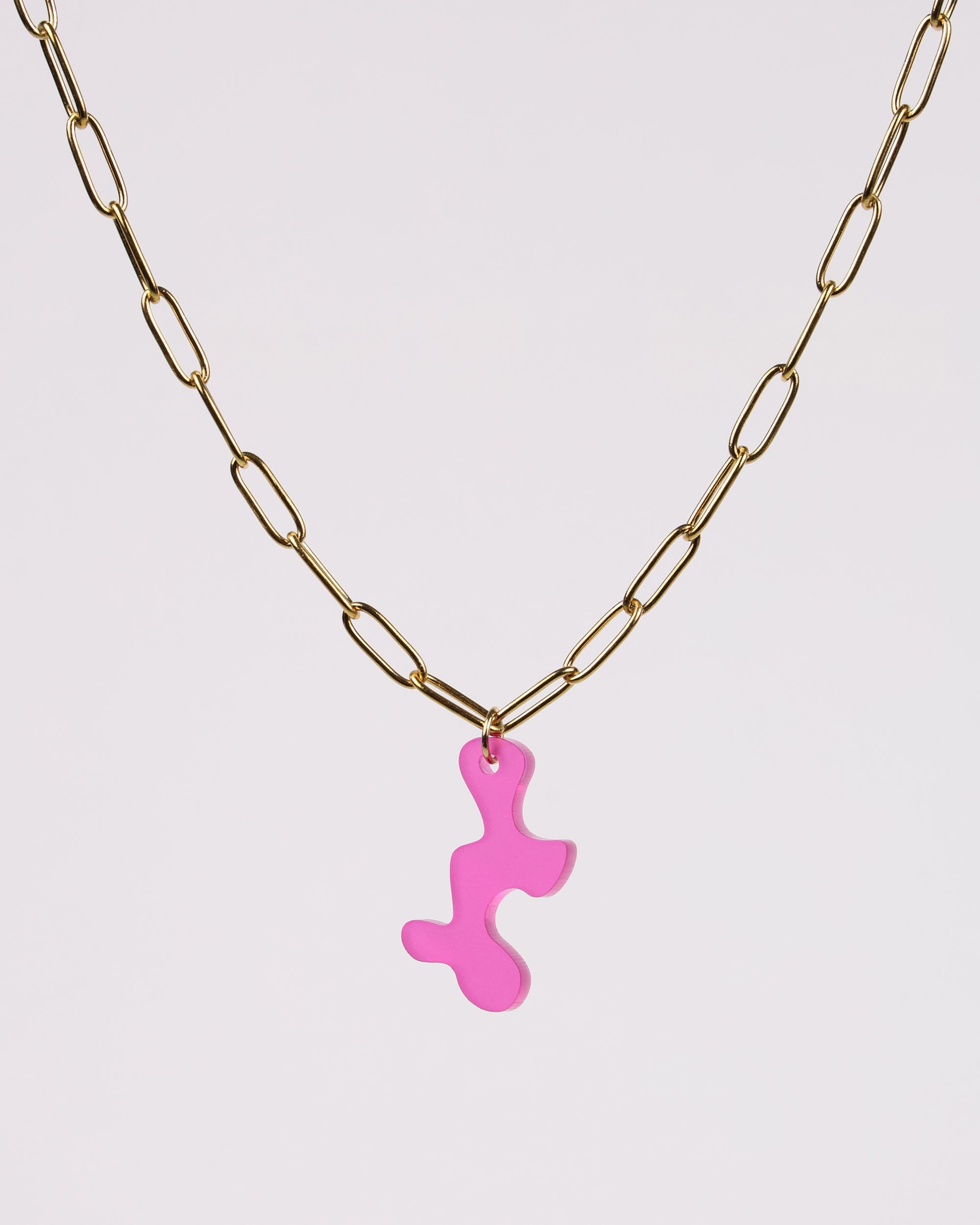 Necklace Solid — Pretty in Pink
