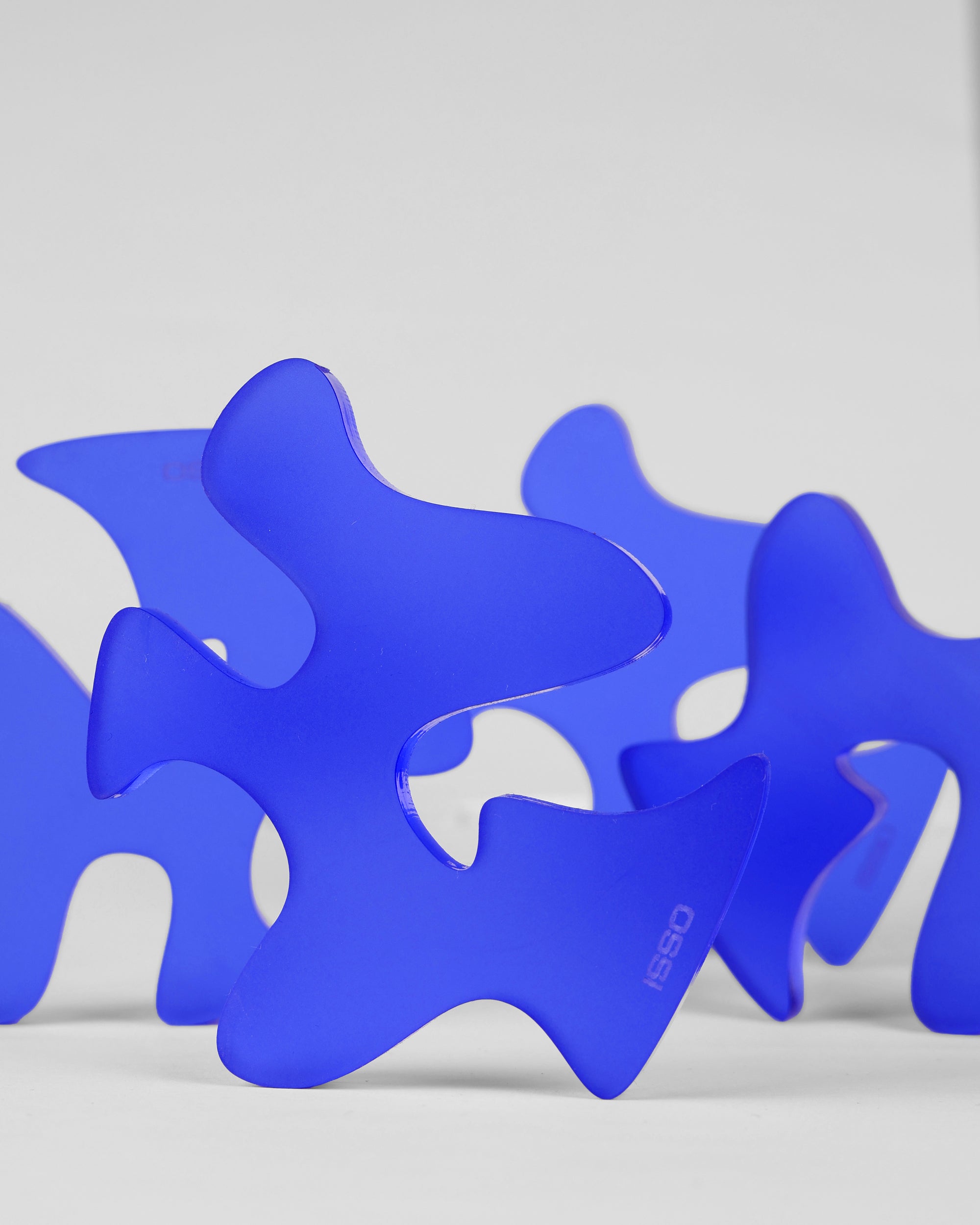 Coaster Solid Set — Luminous Blue