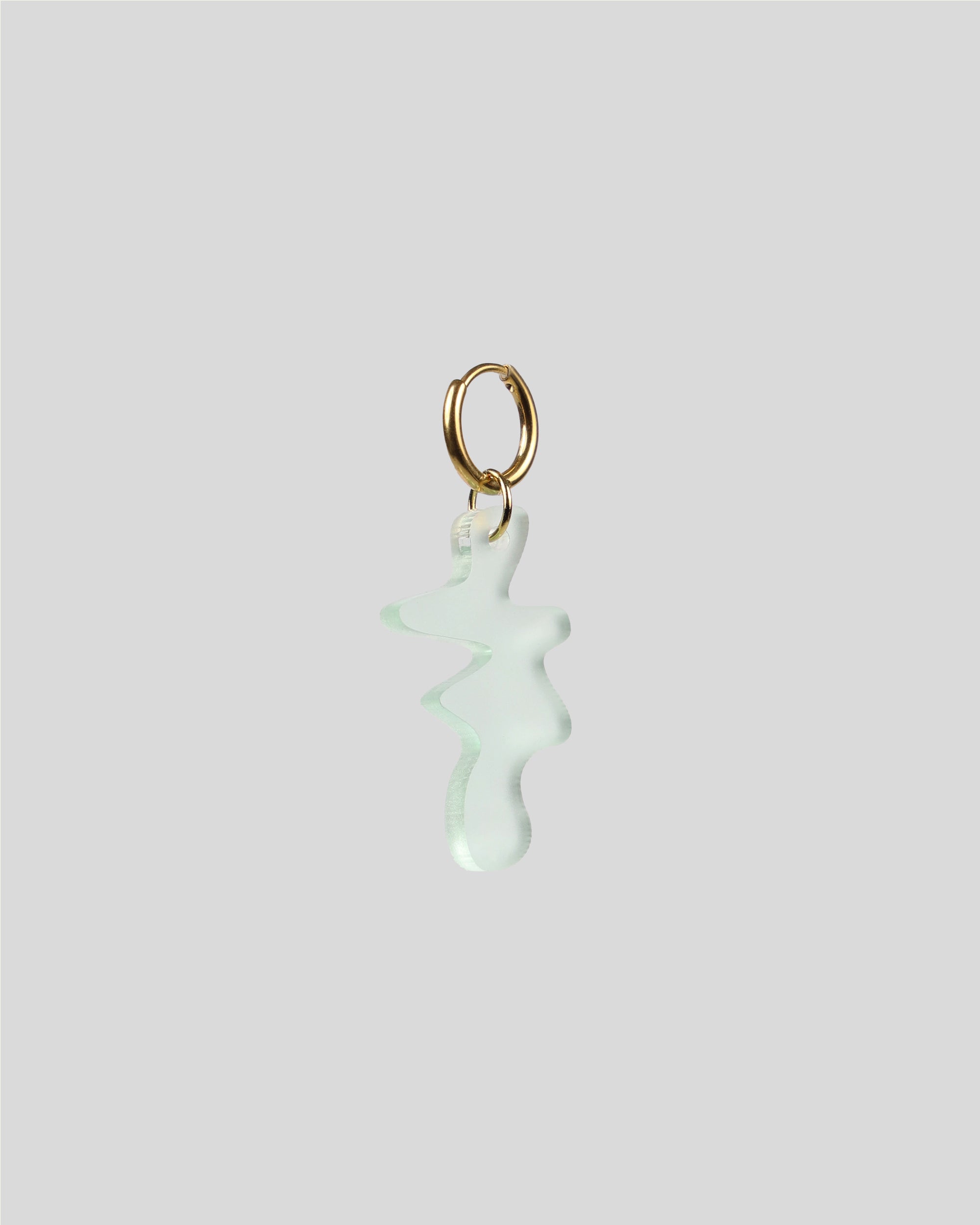 Earring Solid Petite — Glamorous Green