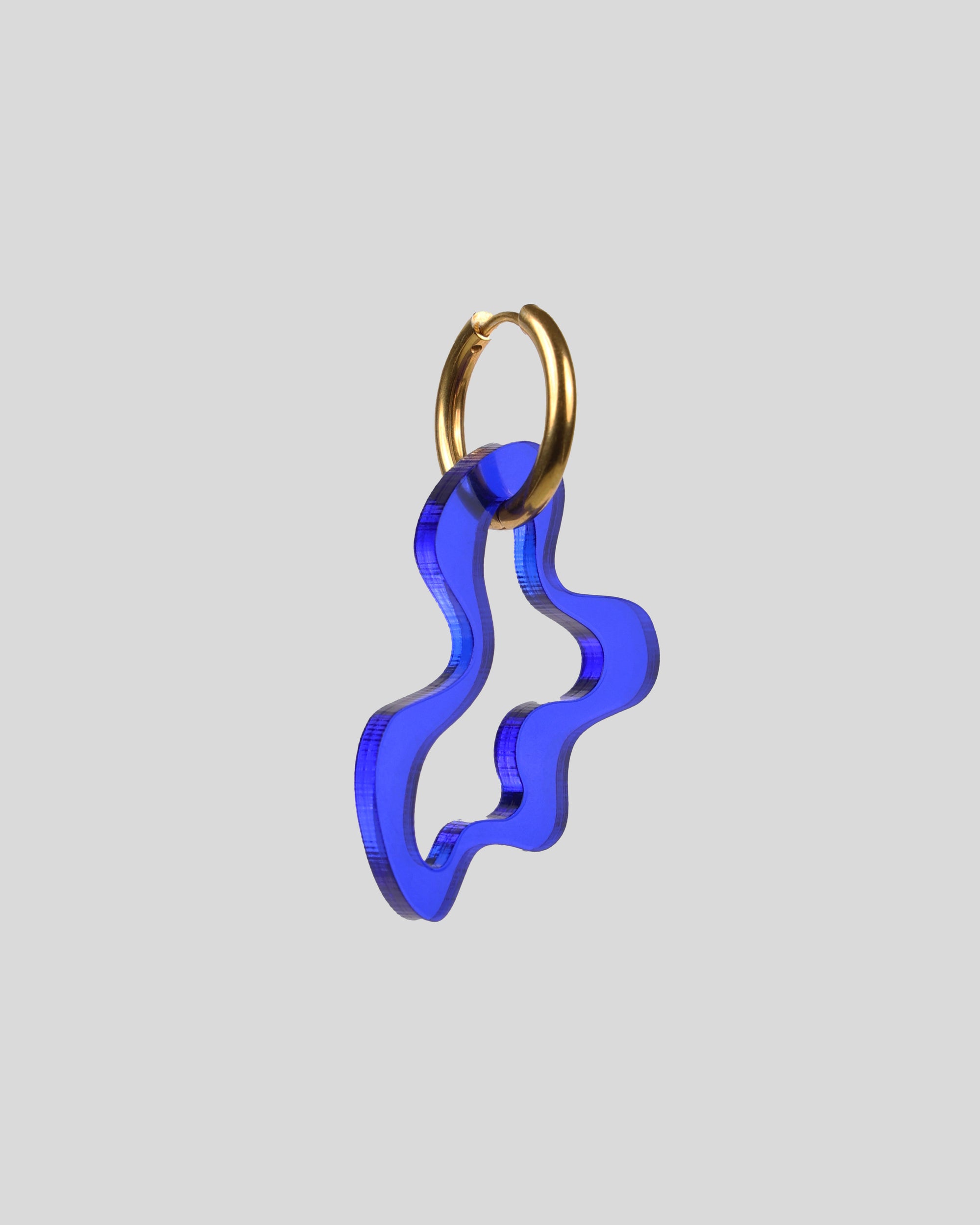 Earring Puddle — Royal Blue